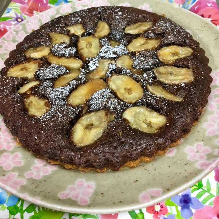 簡単レシピ ココアで作るチョコバナナタルト レシピ 作り方 By りんりんりん 楽天レシピ